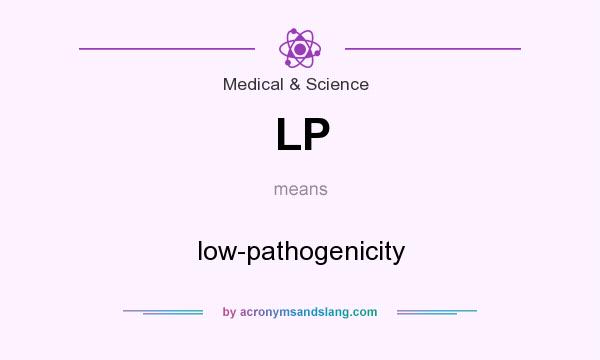 What does LP mean? It stands for low-pathogenicity