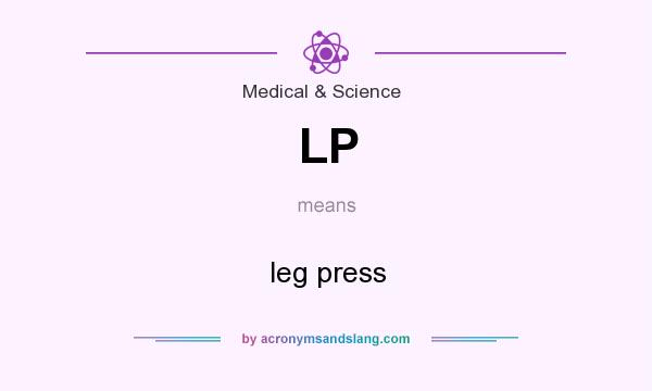 What does LP mean? It stands for leg press