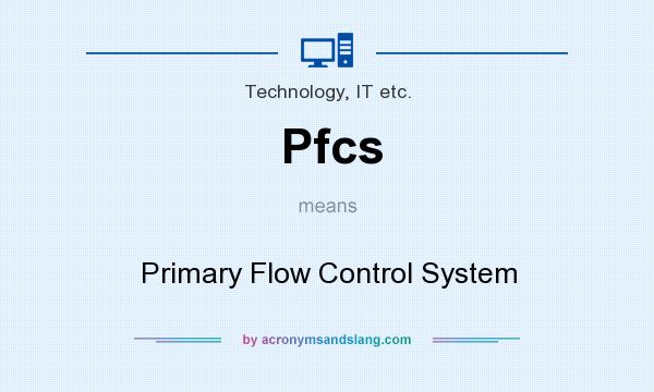 What does Pfcs mean? It stands for Primary Flow Control System
