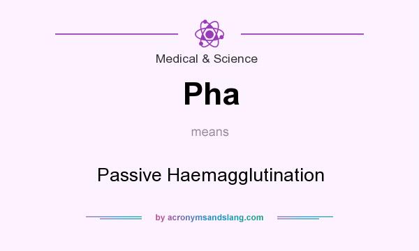 What does Pha mean? It stands for Passive Haemagglutination