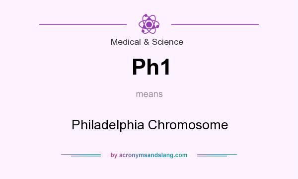 What does Ph1 mean? It stands for Philadelphia Chromosome