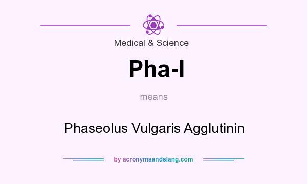 What does Pha-l mean? It stands for Phaseolus Vulgaris Agglutinin