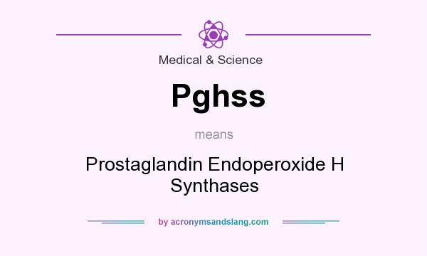 What does Pghss mean? It stands for Prostaglandin Endoperoxide H Synthases