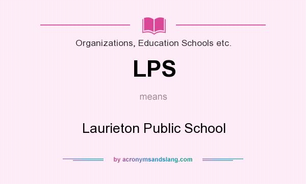 What does LPS mean? It stands for Laurieton Public School