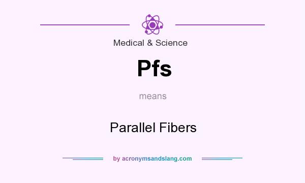 What does Pfs mean? It stands for Parallel Fibers