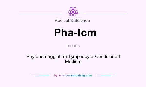 What does Pha-lcm mean? It stands for Phytohemagglutinin-Lymphocyte-Conditioned Medium