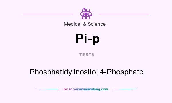 What does Pi-p mean? It stands for Phosphatidylinositol 4-Phosphate