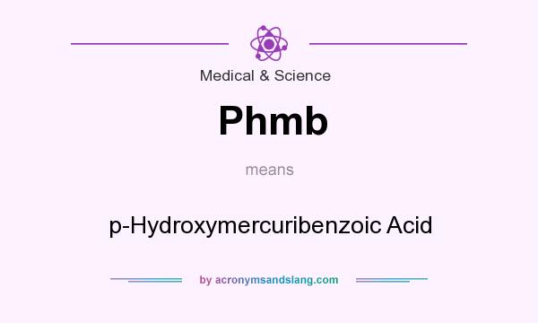 What does Phmb mean? It stands for p-Hydroxymercuribenzoic Acid