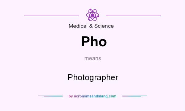 What does Pho mean? It stands for Photographer