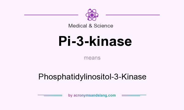 What does Pi-3-kinase mean? It stands for Phosphatidylinositol-3-Kinase