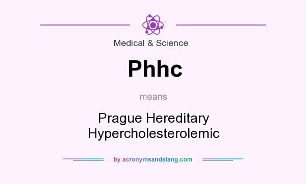 What does Phhc mean? It stands for Prague Hereditary Hypercholesterolemic