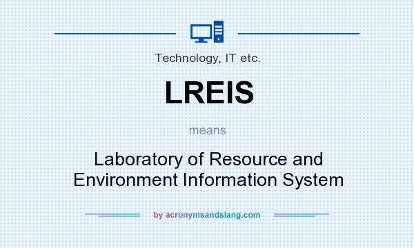 What does LREIS mean? It stands for Laboratory of Resource and Environment Information System