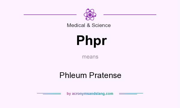 What does Phpr mean? It stands for Phleum Pratense