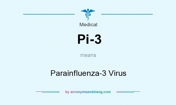 What does Pi-3 mean? It stands for Parainfluenza-3 Virus