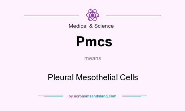 What does Pmcs mean? It stands for Pleural Mesothelial Cells
