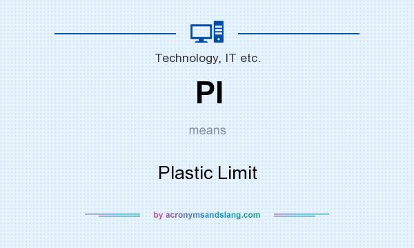 What does Pl mean? It stands for Plastic Limit