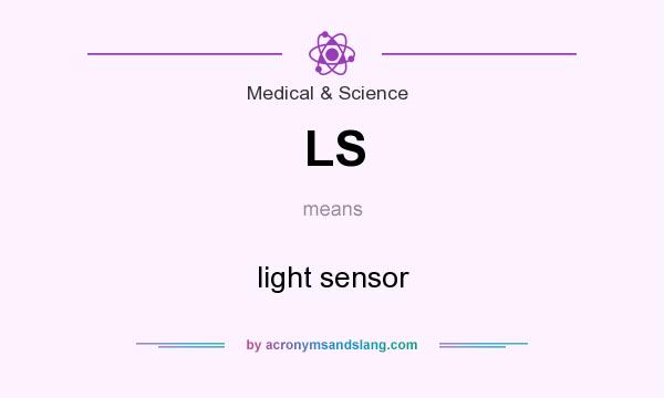 What does LS mean? It stands for light sensor