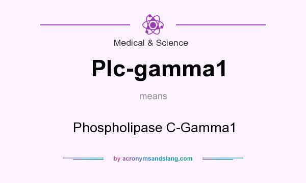 What does Plc-gamma1 mean? It stands for Phospholipase C-Gamma1