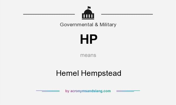 What does HP mean? It stands for Hemel Hempstead