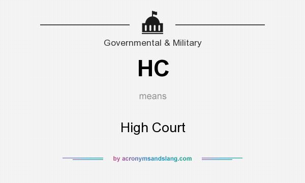 What does HC mean? It stands for High Court
