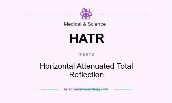 What does HATR mean? It stands for Horizontal Attenuated Total Reflection