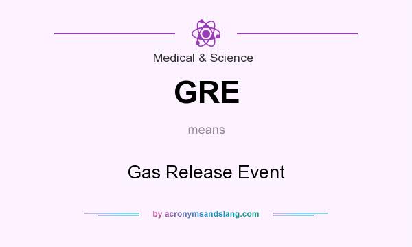 What does GRE mean? It stands for Gas Release Event