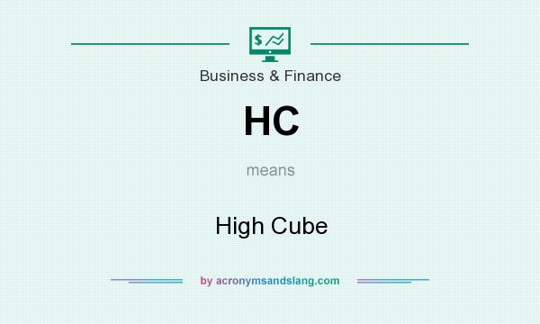 What does HC mean? It stands for High Cube