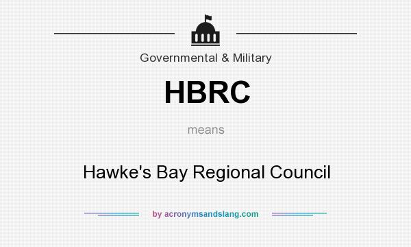 What does HBRC mean? It stands for Hawke`s Bay Regional Council