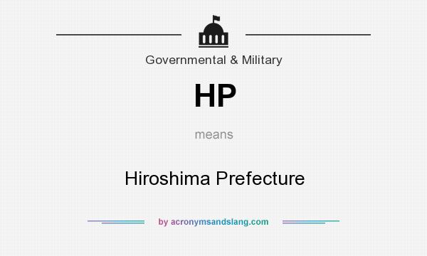 What does HP mean? It stands for Hiroshima Prefecture