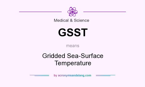 What does GSST mean? It stands for Gridded Sea-Surface Temperature