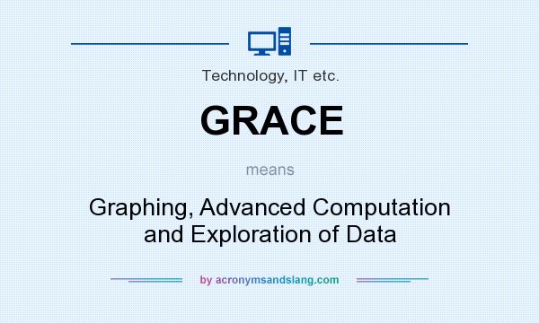 What does GRACE mean? It stands for Graphing, Advanced Computation and Exploration of Data