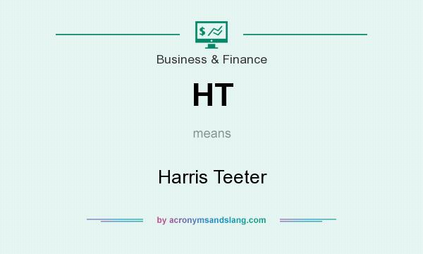 What does HT mean? It stands for Harris Teeter