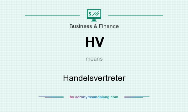 What does HV mean? It stands for Handelsvertreter