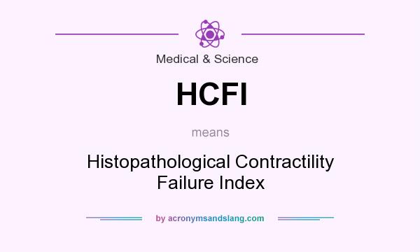 What does HCFI mean? It stands for Histopathological Contractility Failure Index