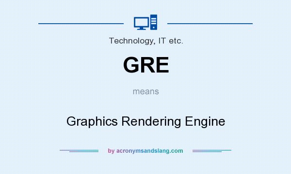 What does GRE mean? It stands for Graphics Rendering Engine