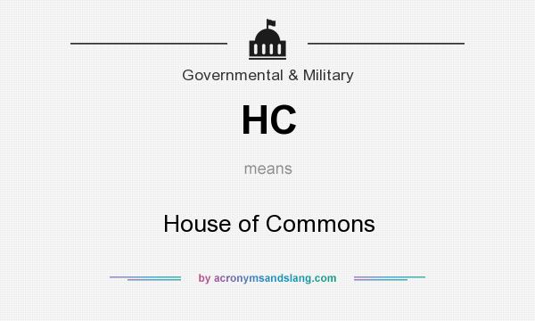 What does HC mean? It stands for House of Commons
