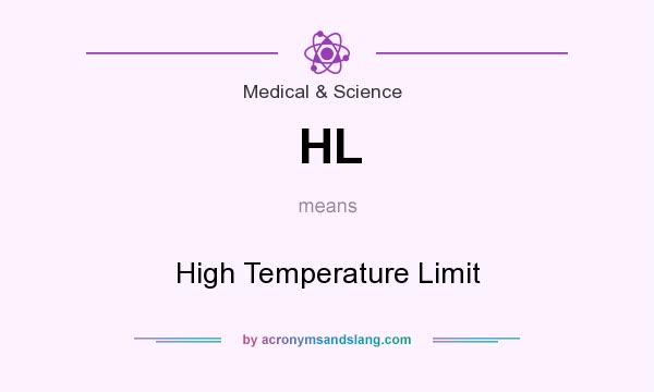 What does HL mean? It stands for High Temperature Limit