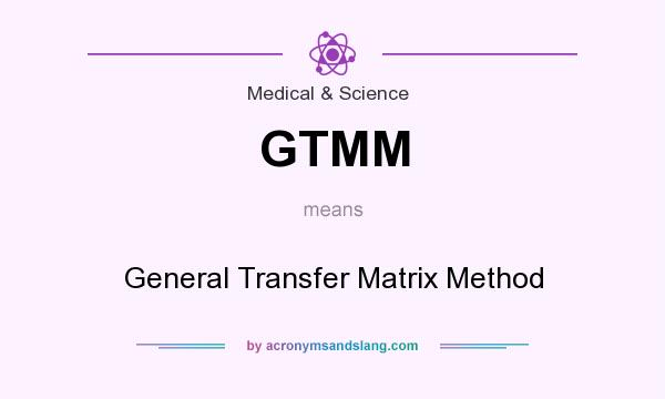 What does GTMM mean? It stands for General Transfer Matrix Method