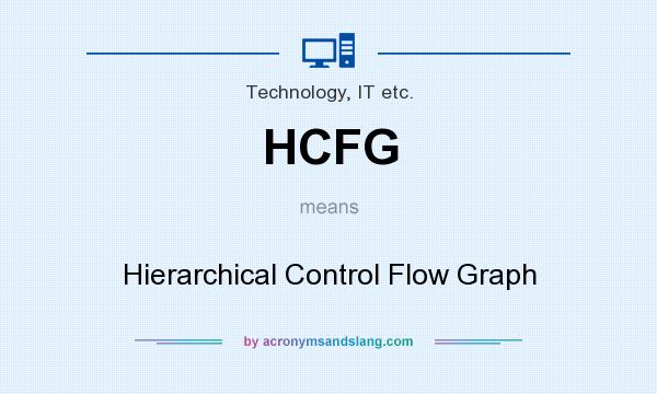 What does HCFG mean? It stands for Hierarchical Control Flow Graph