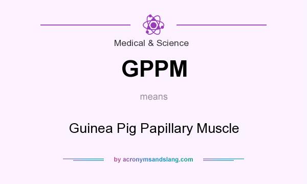 What does GPPM mean? It stands for Guinea Pig Papillary Muscle