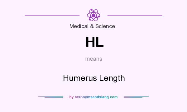 What does HL mean? It stands for Humerus Length