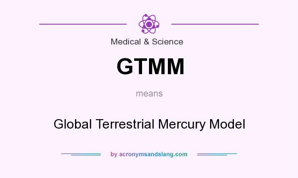What does GTMM mean? It stands for Global Terrestrial Mercury Model