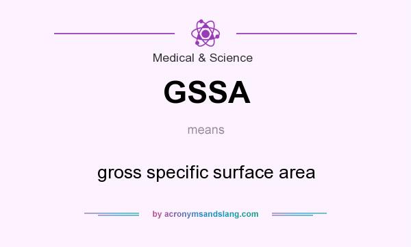 What does GSSA mean? It stands for gross specific surface area