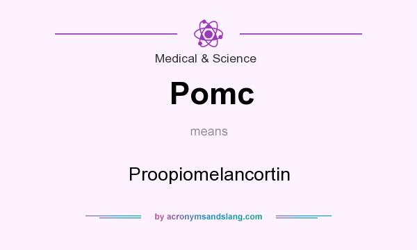 What does Pomc mean? It stands for Proopiomelancortin