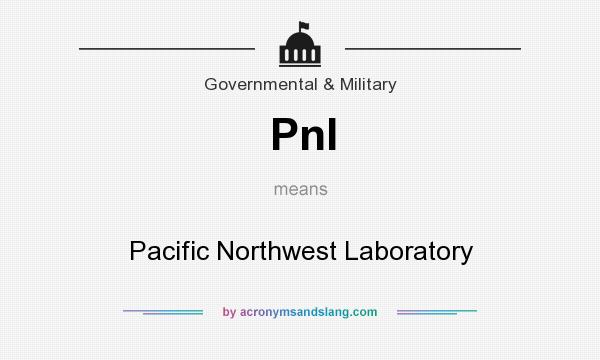 What does Pnl mean? It stands for Pacific Northwest Laboratory