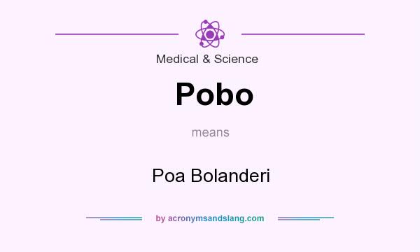 What does Pobo mean? It stands for Poa Bolanderi