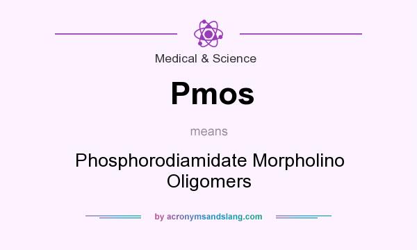 What does Pmos mean? It stands for Phosphorodiamidate Morpholino Oligomers