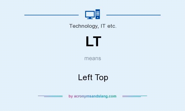 What does LT mean? It stands for Left Top