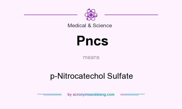 What does Pncs mean? It stands for p-Nitrocatechol Sulfate