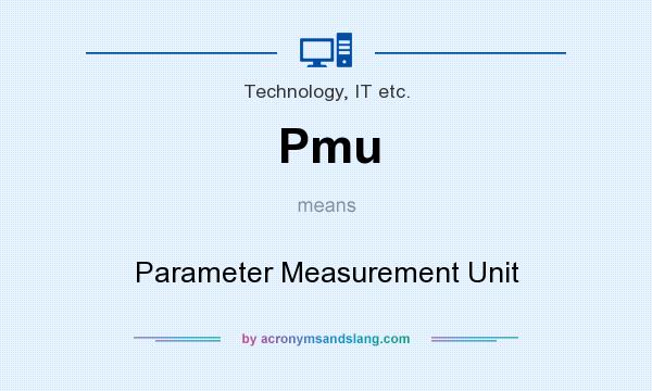 What does Pmu mean? It stands for Parameter Measurement Unit